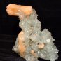 ASCETIC STILBITE BLADE ON APOPHYLLITE STALACTITE SPECIMEN S4#114