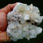 APOPHYLLITE CRYSTAL BUNCH WITH STILBITE BLADE ON MATRIX  !! L-5