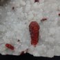 STILBITE RED CHALCEDONY ON MINERALS SPECIMEN B# -2