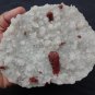 STILBITE RED CHALCEDONY ON MINERALS SPECIMEN B# -2