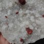 STILBITE RED CHALCEDONY ON MINERALS SPECIMEN B# -2