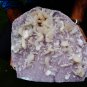STILBITE BLADE BUNCH ON AMETHYST  !! B-3