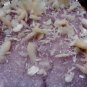 STILBITE BLADE BUNCH ON AMETHYST  !! B-3