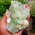 APOPHYLLITE WITH SCOLECITE+STILBITE SPECIMEN !!! B-1