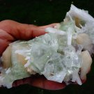 APOPHYLLITE WITH STILBITE SCOLECITE MINERAL SPECIMEN # L-5