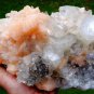 APOPHYYLLITE POINTED WITH STILBITE MINERAL SPECIMEN R-1