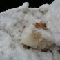 CALCITE ON AMETHYST MINERAL SPCIMEN # B-1