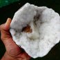 CALCITE ON AMETHYST MINERAL SPCIMEN # B-1