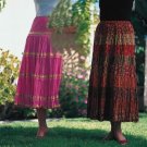 Sacred Threads Rayon Skirt Mult-Colored
