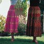 Sacred Threads Rayon Skirt Mult-Colored
