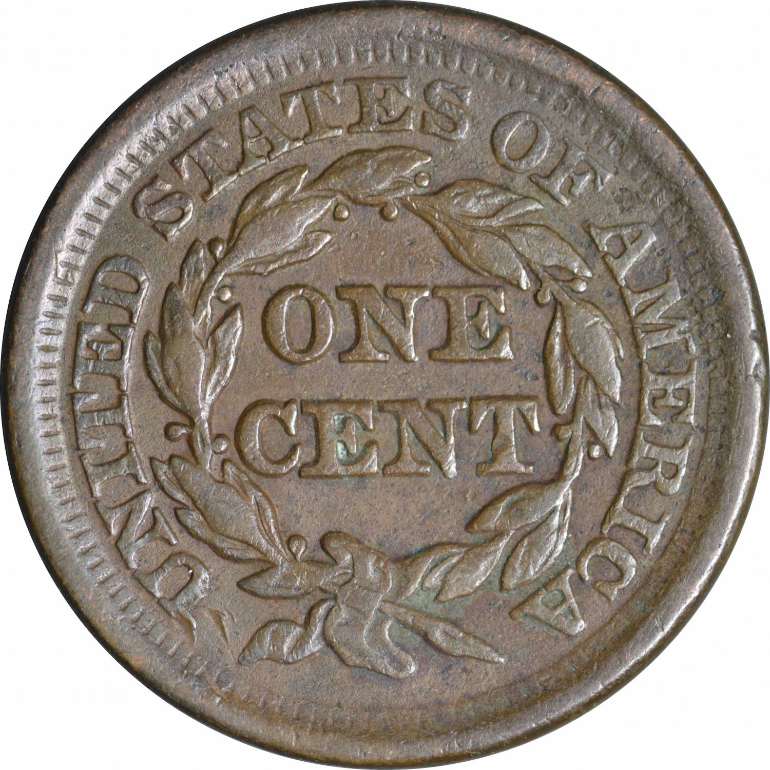 1851 Large Cent, VF