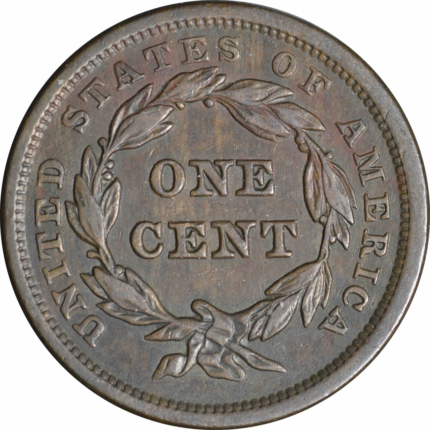 1843 Large Cent, EF