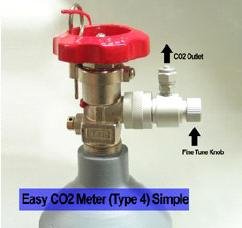 Brass Manual CO2 Regulator