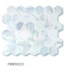 Carrara white Matte Inkjet 51X59mm ,284X324mm sheet size Joint Width 3.0mm Hexagon 1"