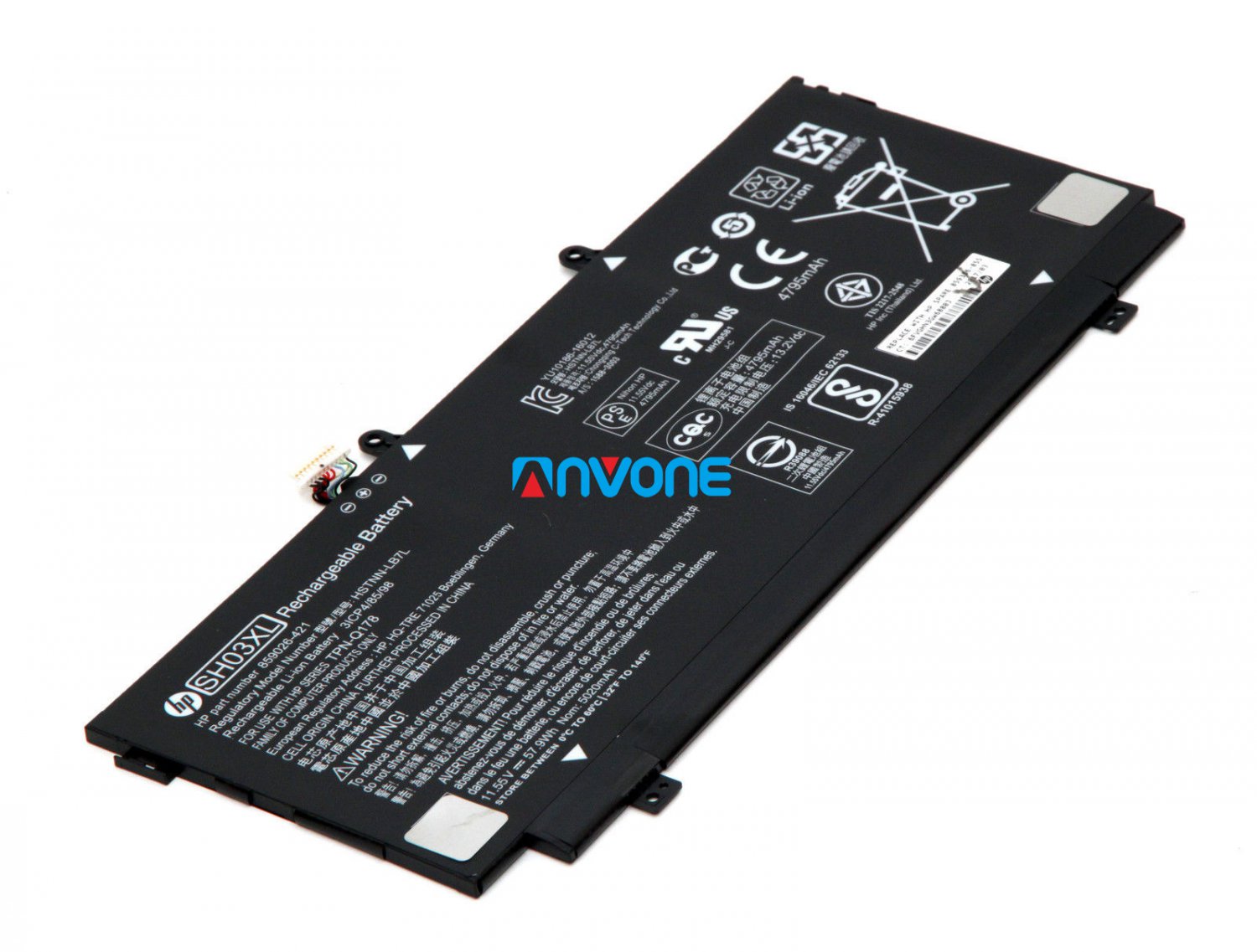 859356-855 Battery SH03XL HSTNN-LB7L 859026-421 TPN-Q178 For HP Spectre ...