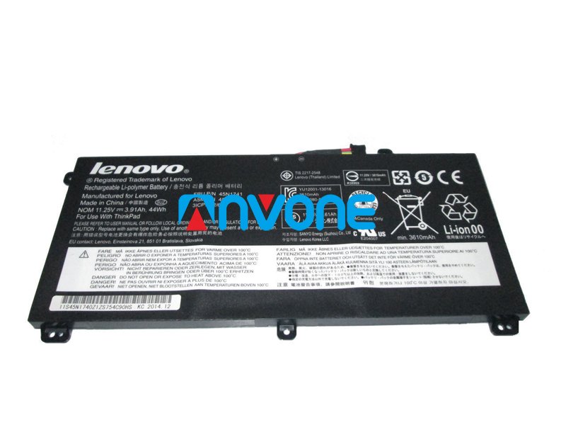 45N1741 45N1740 Battery For Lenovo ThinkPad T550 W550 T550S W550S