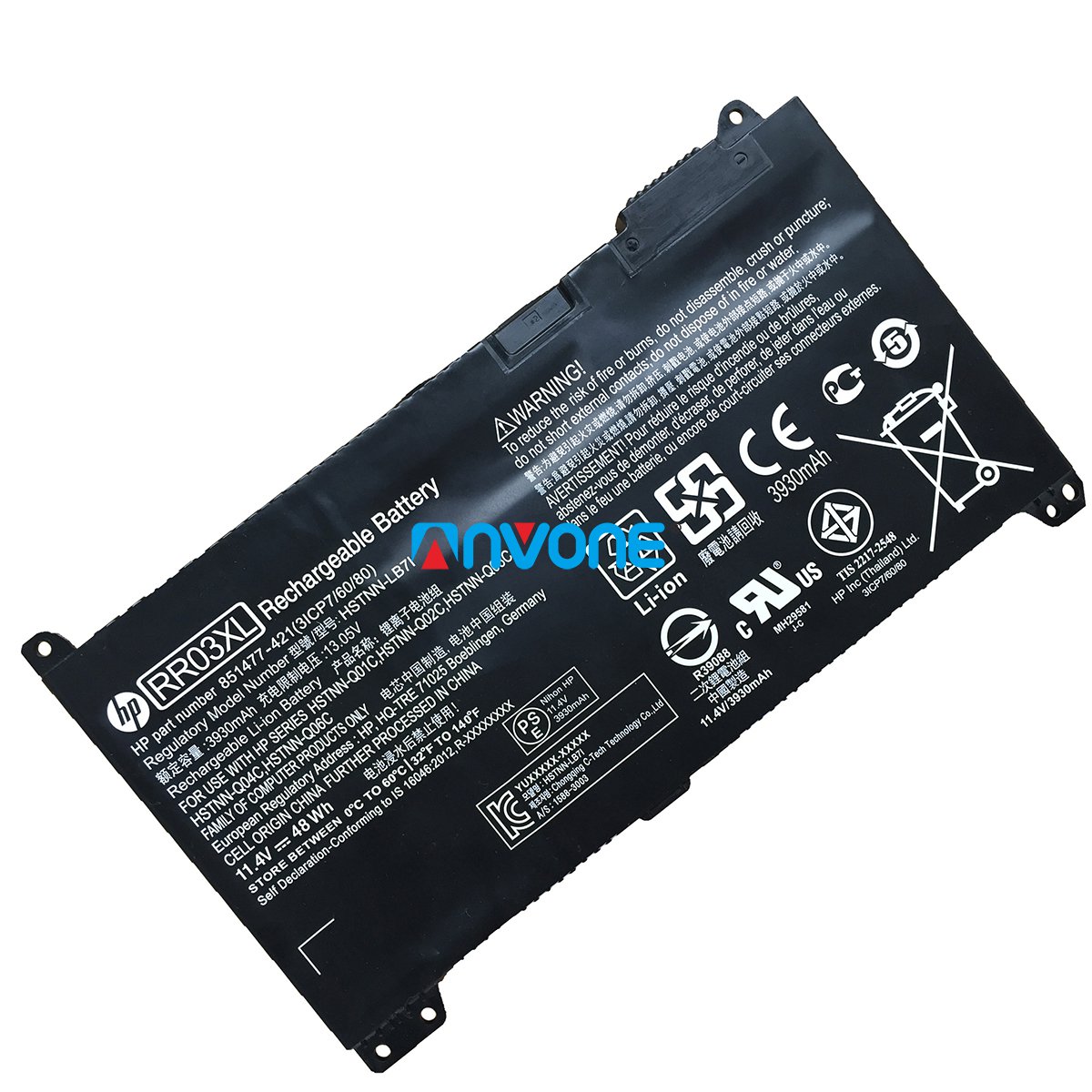 HSTNN-UB7C Battery For HP RR03XL HSTNN-Q03C 851477-421 Fit Probook 440 G4