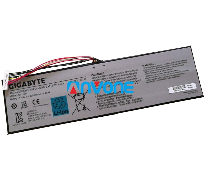 Gigabyte GX-17S Battery For GIGABYTE AORUS X3 X5 X5S X7 V2 V3 V4 V5 V6 14.8V 73.26Wh