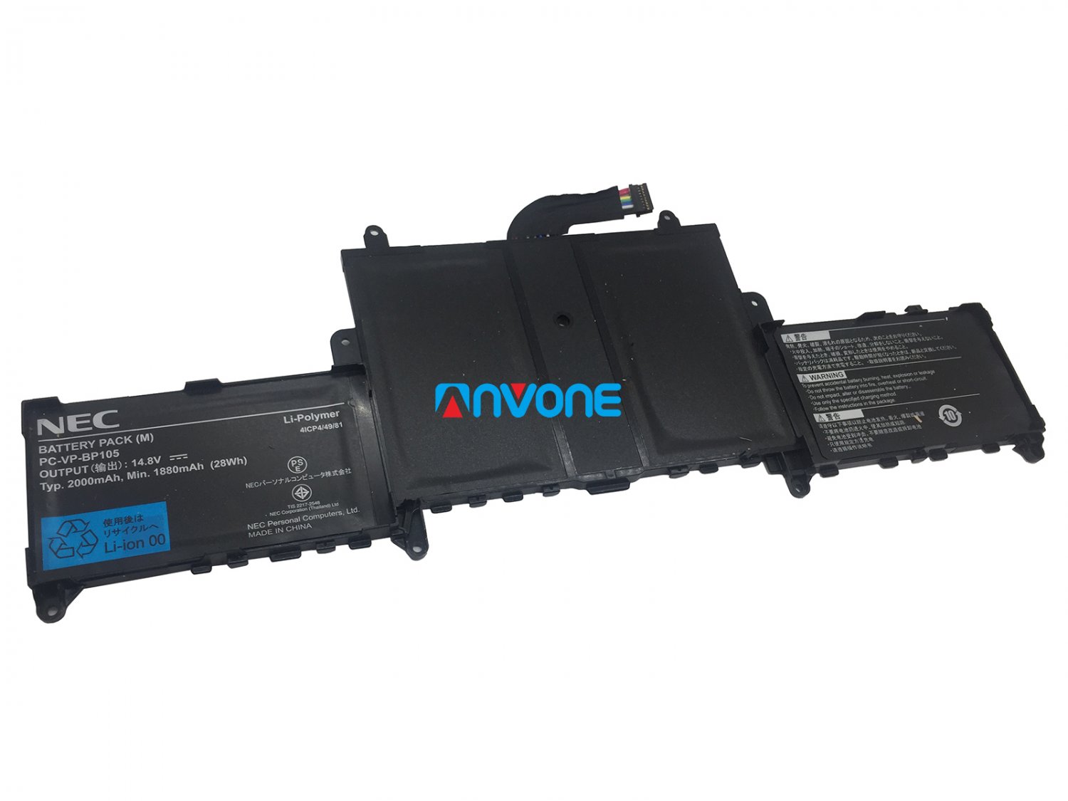 PC-VP-BP105 Battery For NEC Lavie Nyubrid ZERO LaVie G PC-GL 186Y3AZ