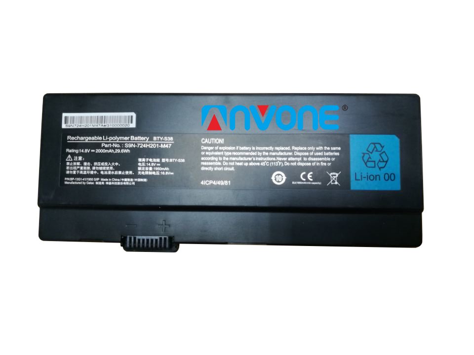 BTY-S38 Battery S9N-724H201-M47 BP-13G1-41 For Getac Laptop
