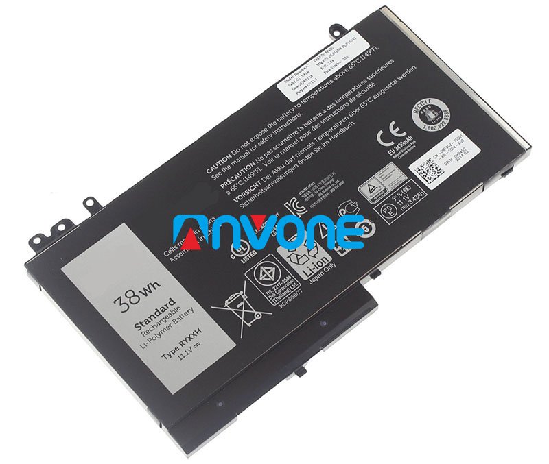 RYXXH Battery Replacement For Dell 09P4D2 05TFCY 0R5MD0 Fit Latitude 12 5000 E5250