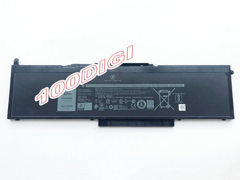 Replacement Dell VG93N Battery Compatible Dell Parts: VG93N WFWKK NY5PG