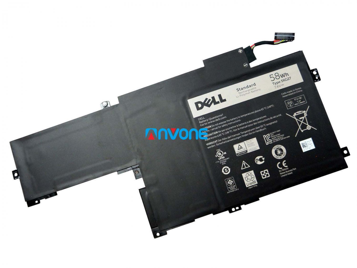 5KG27 Battery For Dell C4MF8 0P42G 0C4MF8 P42G Fit Inspiron 14-7437