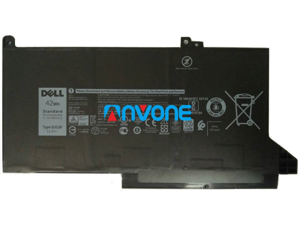 Dell Latitude 7280 7480 Battery DJ1J0 451-BBZL 0NF0H 0C27RW