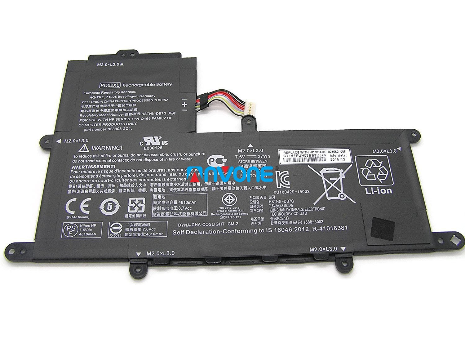 PO02XL Battery For HP Stream 11-R 11-R014WM Pro G2 G3 Series HSTNN-DB7G