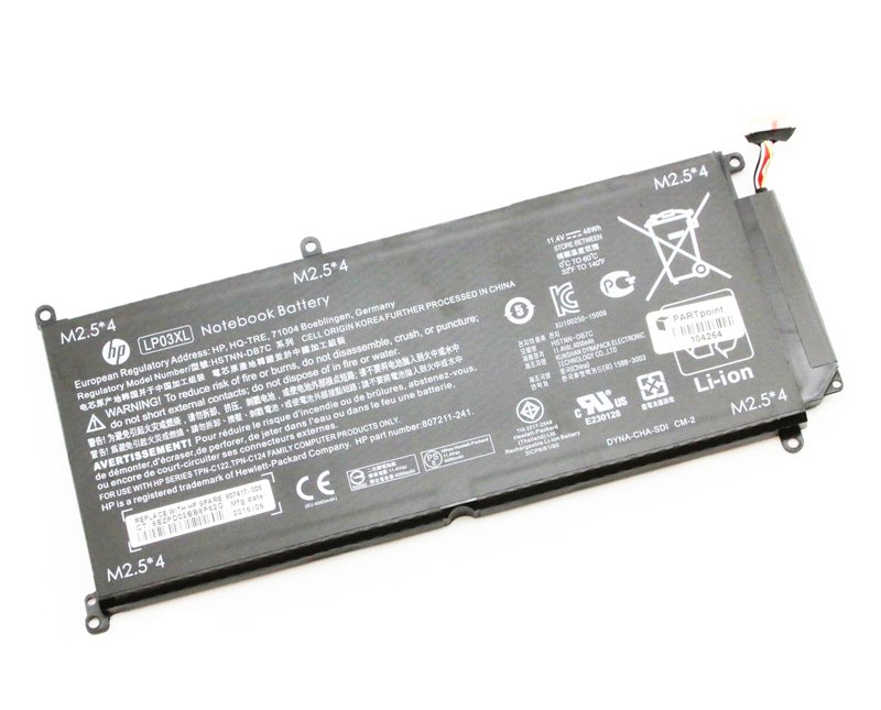 HP Envy 15-AE027TX 15-AE058NA 15-AE105NO 15-AE001TX 15-AE008TX Battery