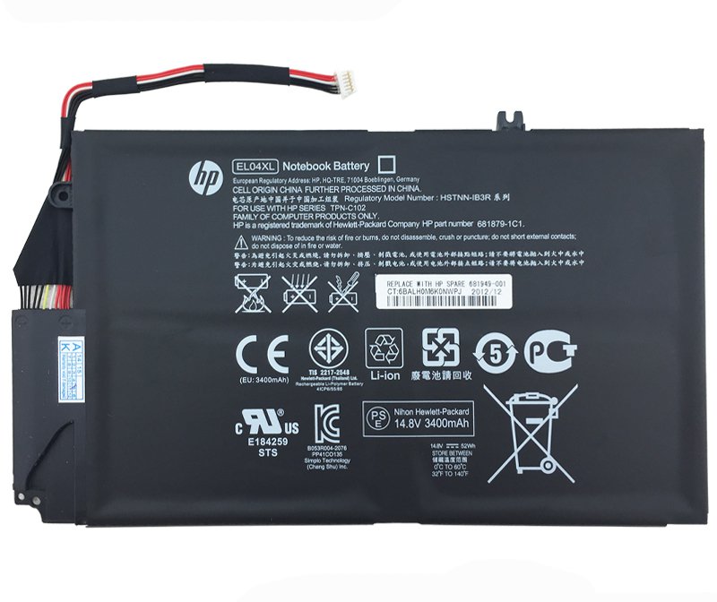 HP EL04XL Battery HSTNN-UB3R For HP Envy 4-1044TX 4-1045TU 4-1045TX