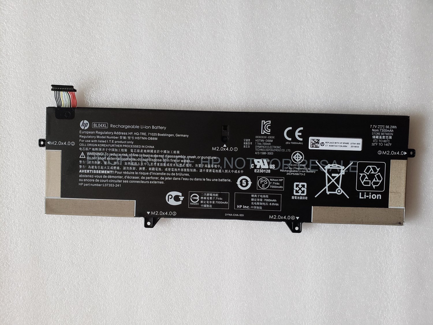 HSTNN-DB8M HP BL04XL Battery L07353-2C1 L07041-855 For HP EliteBook X360 1040 G5