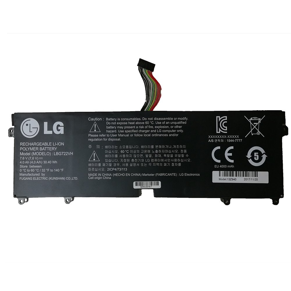 LBG722VH LBP7221E Battery For LG Gram 15Z975-G.A7CA3 15Z975-G.AA5BA3 15Z975-G.AA5GC