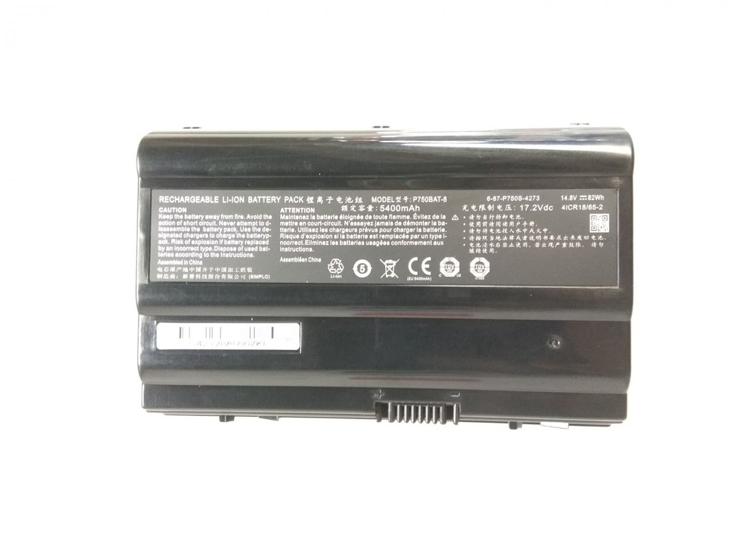 6-87-P750S-4272 Battery 6-87-P750S-4U73 For Sager NP9772 NP9772-S NP9773 NP9752