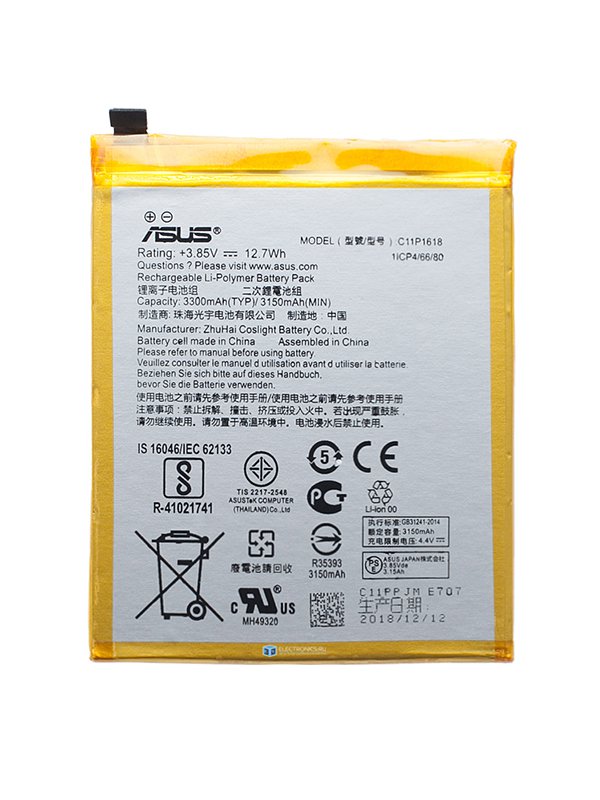 Asus C11P1618 Battery 0B200-02610000 For Laser ZenFone 5 Lite ZC600KL