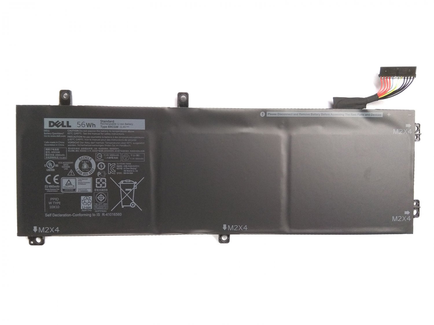 Dell RRCGW Battery Replacement 062MJV For Dell XPS 15 9550 Precision 5510