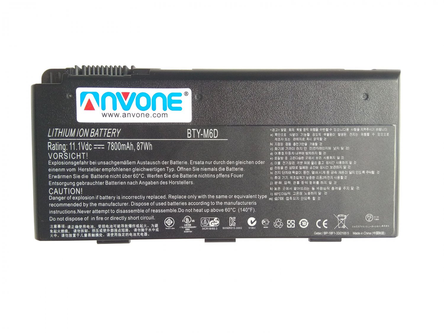 BTY-M6D Battery For MSI GT663R GT680DX GT683 GT780D GT683DXR GT780DXR GX660D