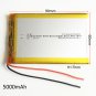 5000mAh 3.7V Lipo polymer Battery Rechargeable For power bank mobile phone PAD