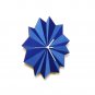 Origami Blue - unique wooden wall clock