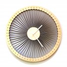 Turbine - wood + plastic wall clock, contemporary wall art