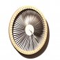 Turbine - wood + plastic wall clock, contemporary wall art