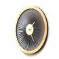 Turbine - wood + plastic wall clock, contemporary wall art