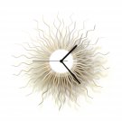 Medusa silver L - contemporary wooden wall clock