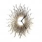 Medusa silver L - contemporary wooden wall clock