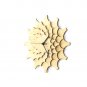 Cogwheel - unique stylish wall clock made of wood, wall art