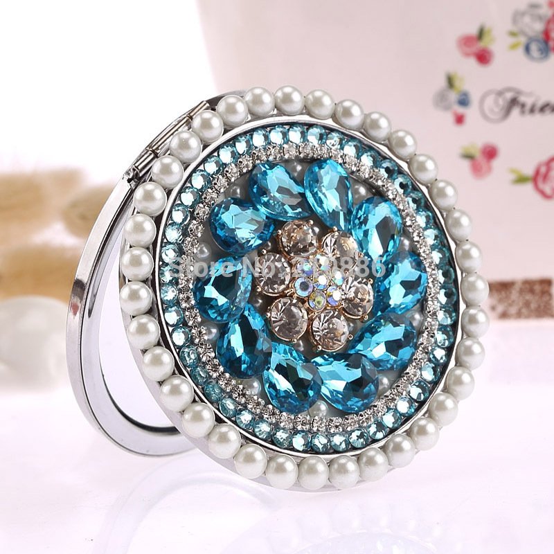 Blue Lagoon Compact Mirror