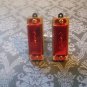 CL003 Metallic Red Mini Harmonica Cuff Links Halloween Wedding Party Favor Gift