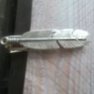 T571 Silver Feather Tie Clip Bar Pin Nature Tree of Life Wedding Gift Favor *30