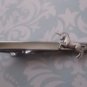 T810 Antique Silver Unicorn Tie Clip Bar Pin Steampunk Gothic Mythical Gift