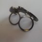 R22 Batman Double Finger Ring Black Rhinestone Ring Size 7 Movie Superhero **+